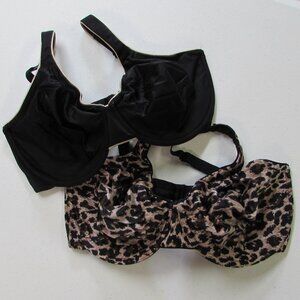 2 Lilyette Custom Fit Full Support #0967 by Maidenform Bras 38DD